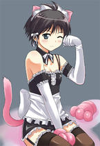 catboy crossdressing maid_outfit paw_mittens trap // 480x701 // 107.2KB